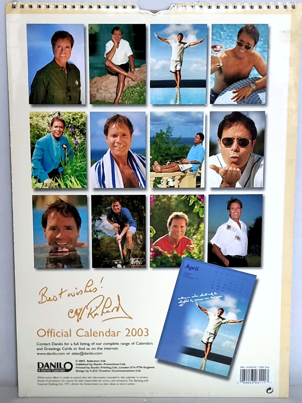 Cliff Richard Calendar 2003 UK calendar RICCACA225427