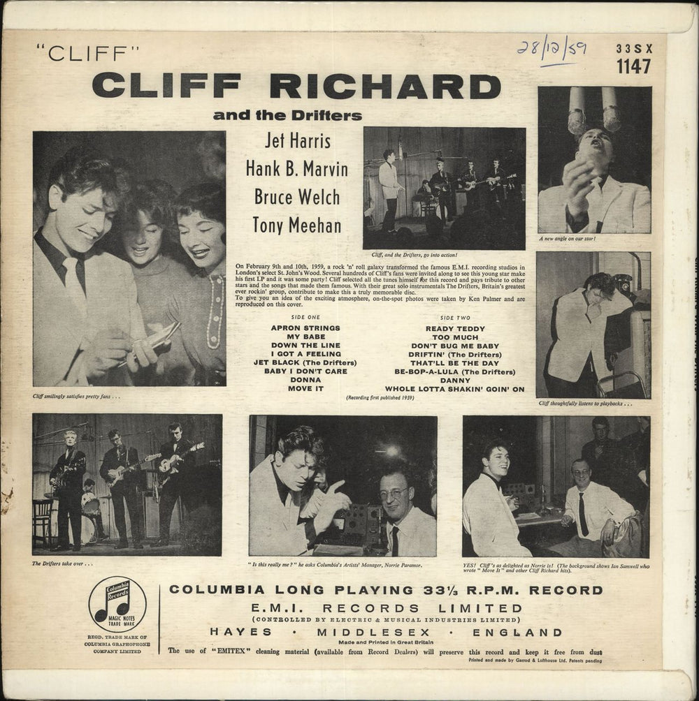 Cliff Richard Cliff - 1st - EX UK vinyl LP album (LP record)