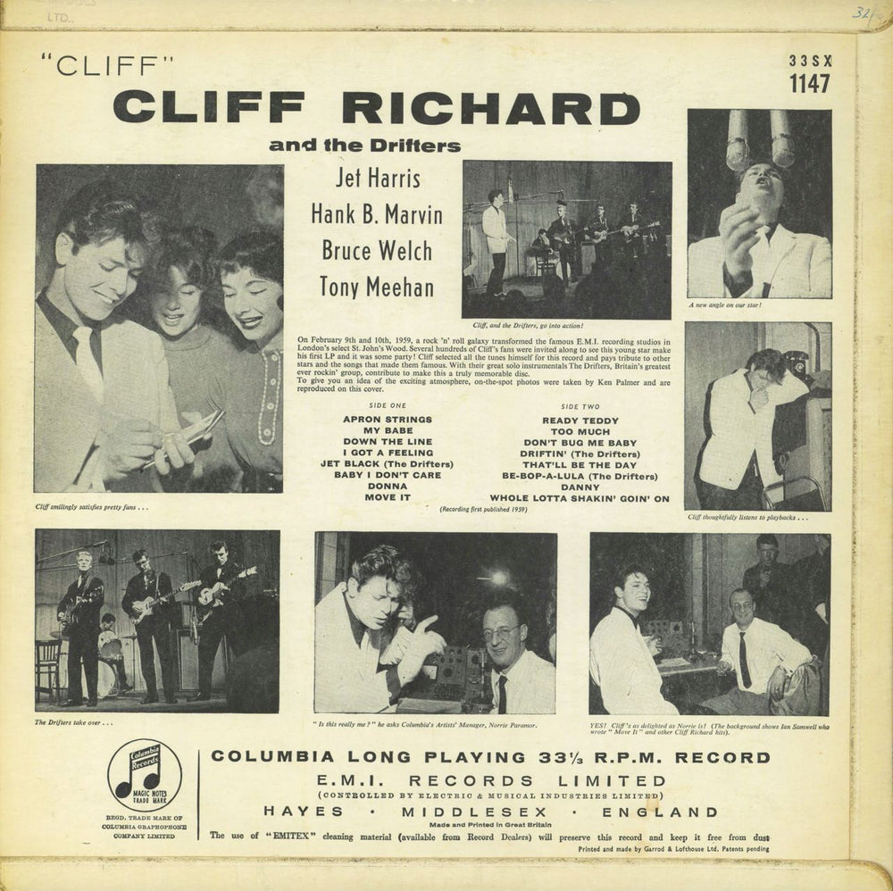 Cliff Richard Cliff - 2nd - EX UK vinyl LP album (LP record)