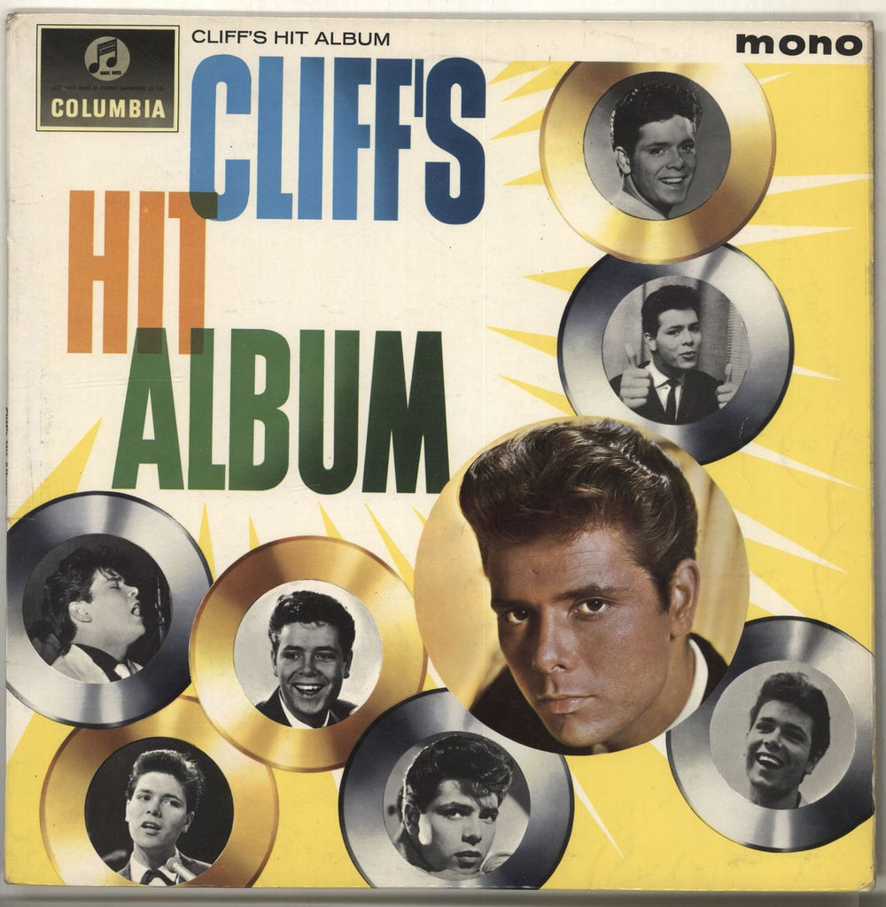 Cliff Richard Cliff's Hits Album - 1st - VG UK vinyl LP album (LP record) 33SX1512