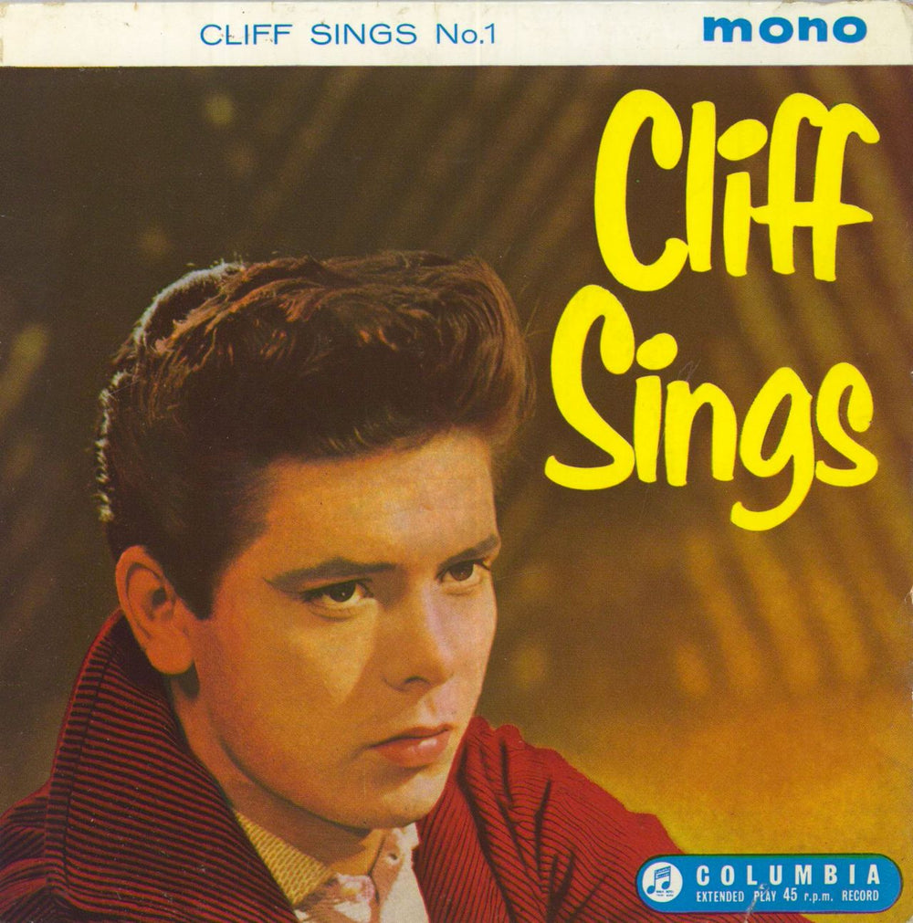 Cliff Richard Cliff Sings No.1 - VG UK 7" vinyl single (7 inch record / 45) SEG7979