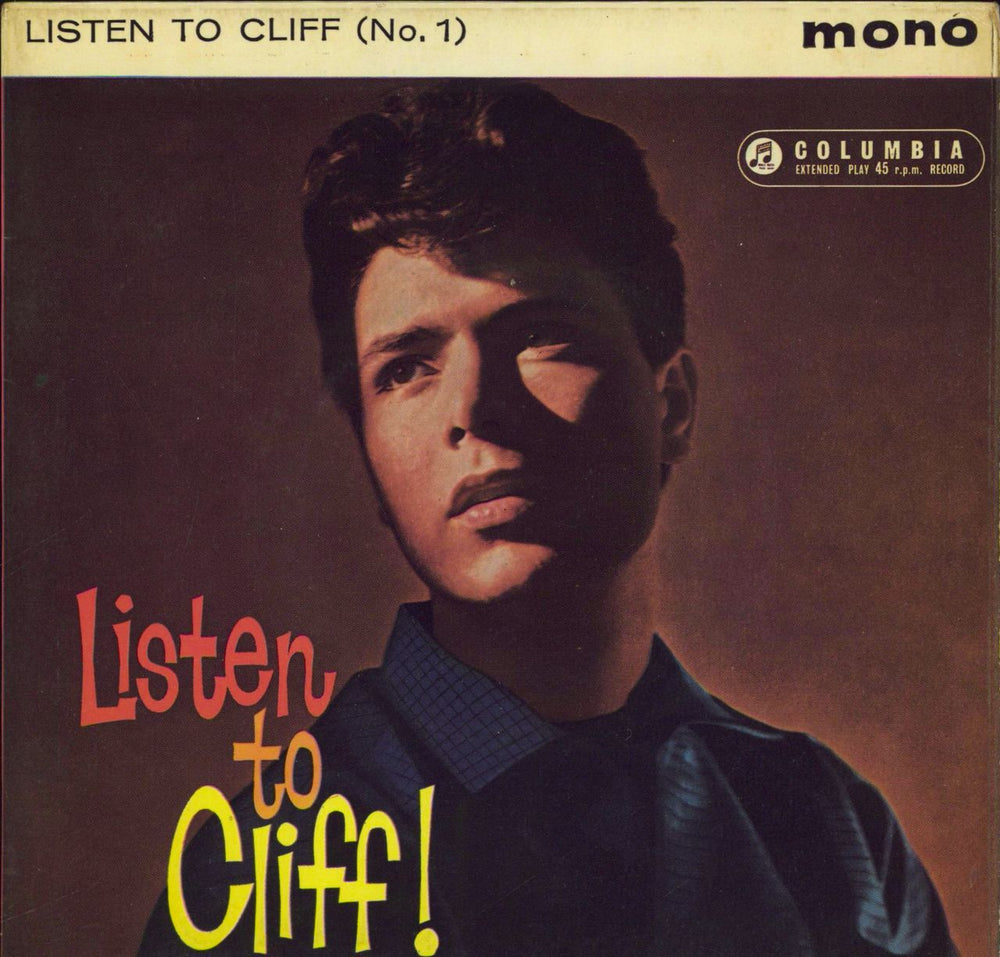 Cliff Richard Listen To Cliff (No.1) UK 7" vinyl single (7 inch record / 45) SEG8105