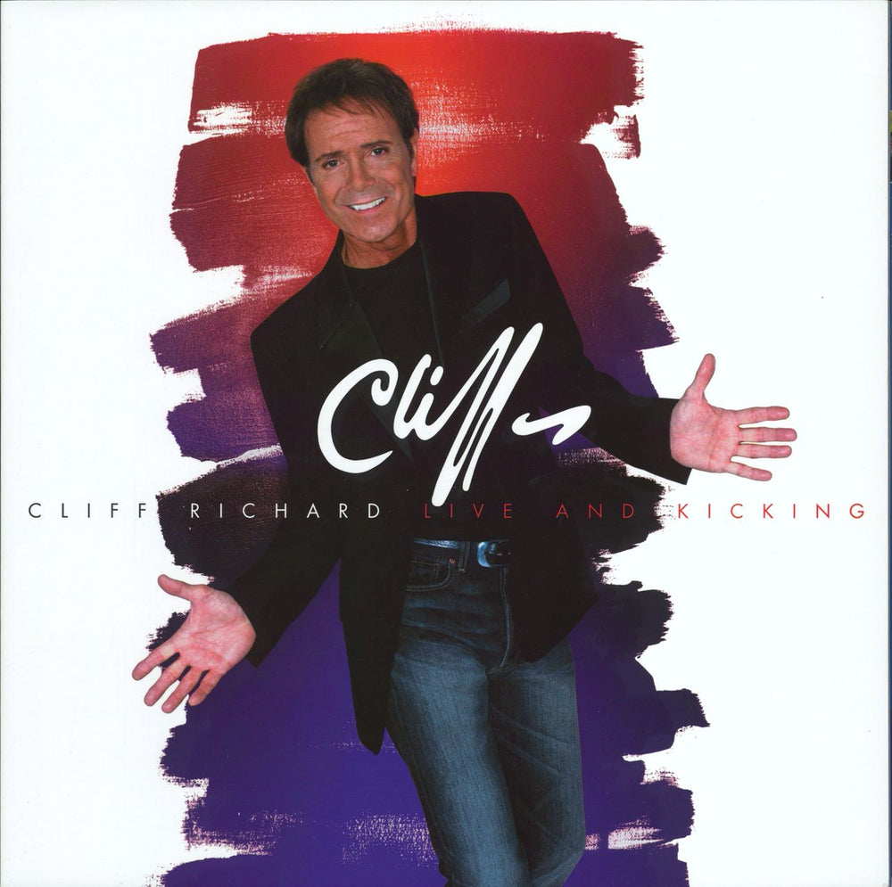 Cliff Richard Live And Kicking + Ticket Stub UK tour programme TOUR PROGRAMME