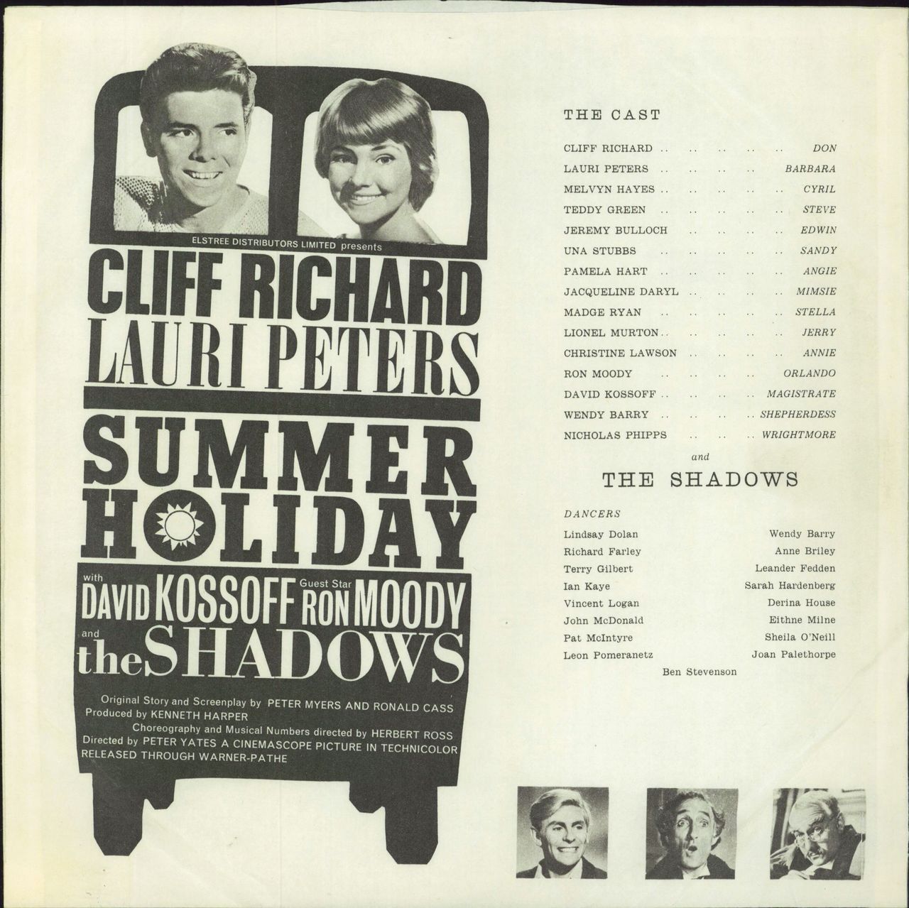 Cliff Richard Summer Holiday - 1st - EX UK Vinyl LP