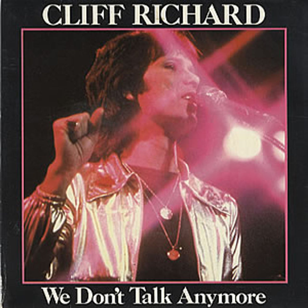 Cliff Richard We Don't Talk Anymore - P/S UK 7" vinyl single (7 inch record / 45) EMI2975