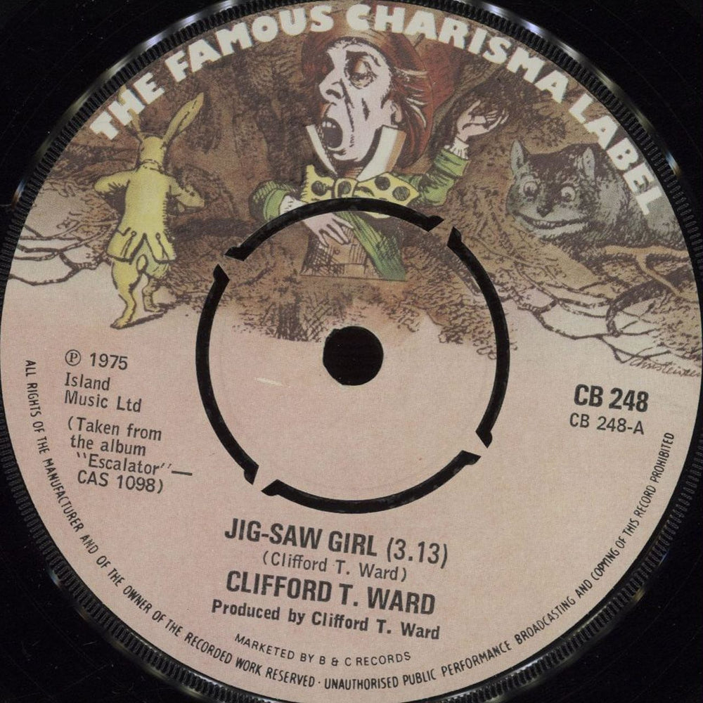 Clifford T. Ward Jig-Saw Girl UK 7" vinyl single (7 inch record / 45) CB248