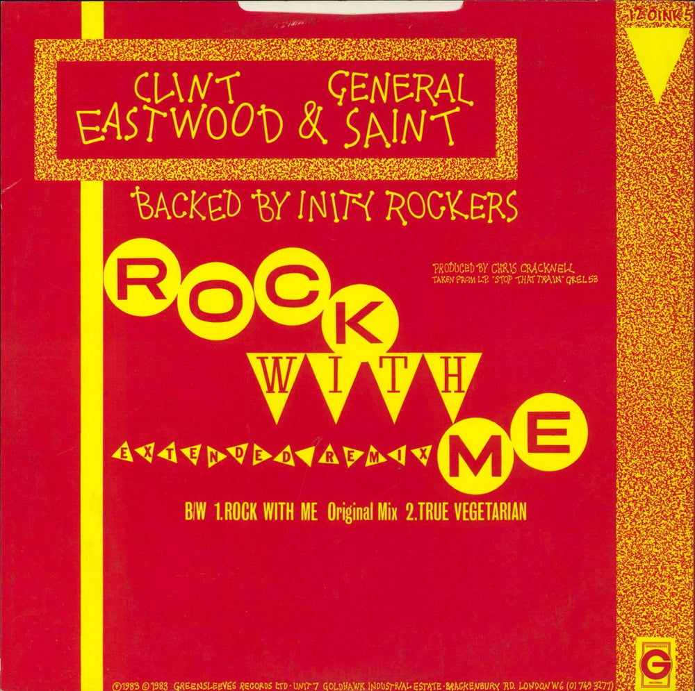 Clint Eastwood & General Saint Rock With Me UK 12" vinyl single (12 inch record / Maxi-single)