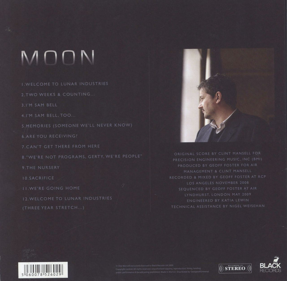 Clint Mansell Moon OST UK vinyl LP album (LP record) 5060078526029