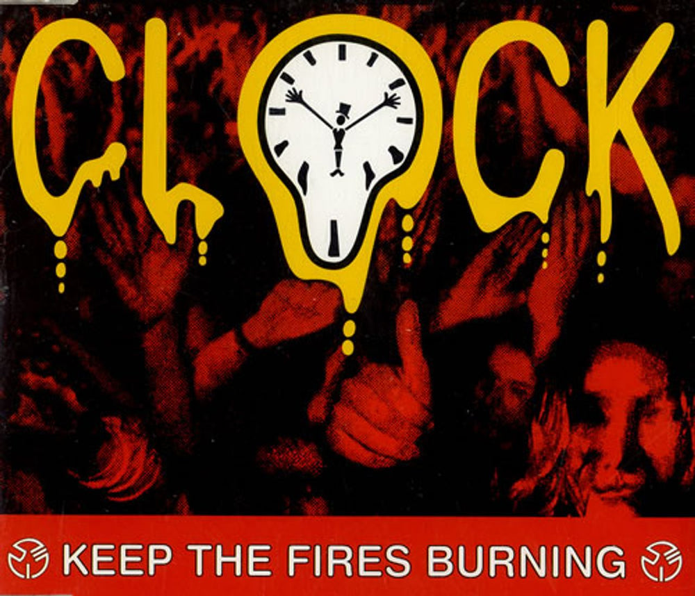 Clock Keep The Fires Burning UK CD single (CD5 / 5") MCSTD1998