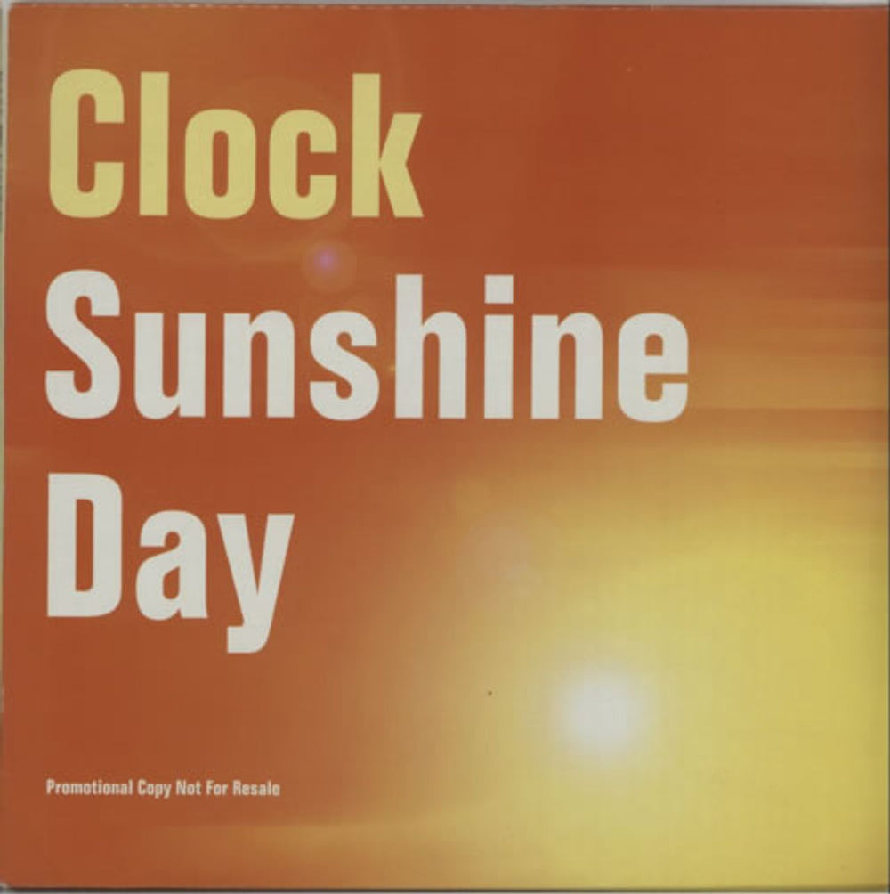 Clock Sunshine Day UK Promo 12" vinyl single (12 inch record / Maxi-single) PSRPB0157