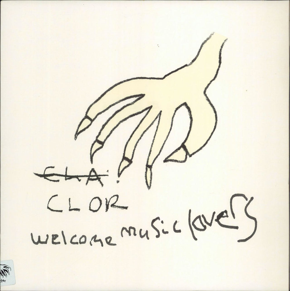 Clor Welcome Music Lovers UK Promo 12" vinyl single (12 inch record / Maxi-single) REG111DJ