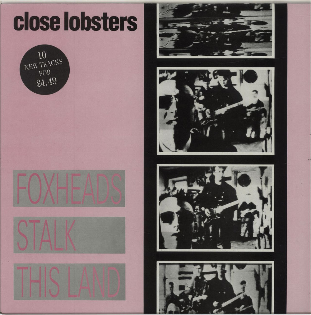 Close Lobsters Foxheads Stalk This Land - Stickered Sleeve UK vinyl LP album (LP record) FIRELP9