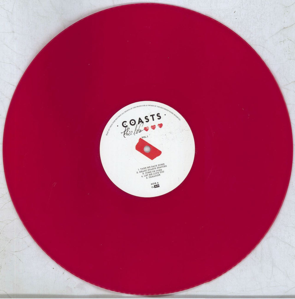 Coasts This Life, Vol. 1 - Red Vinyl UK vinyl LP album (LP record) 3QDLPTH826839