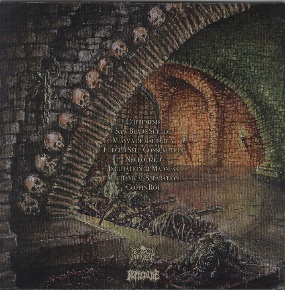 Coffin Rot A Monument To The Dead Swedish vinyl LP album (LP record)