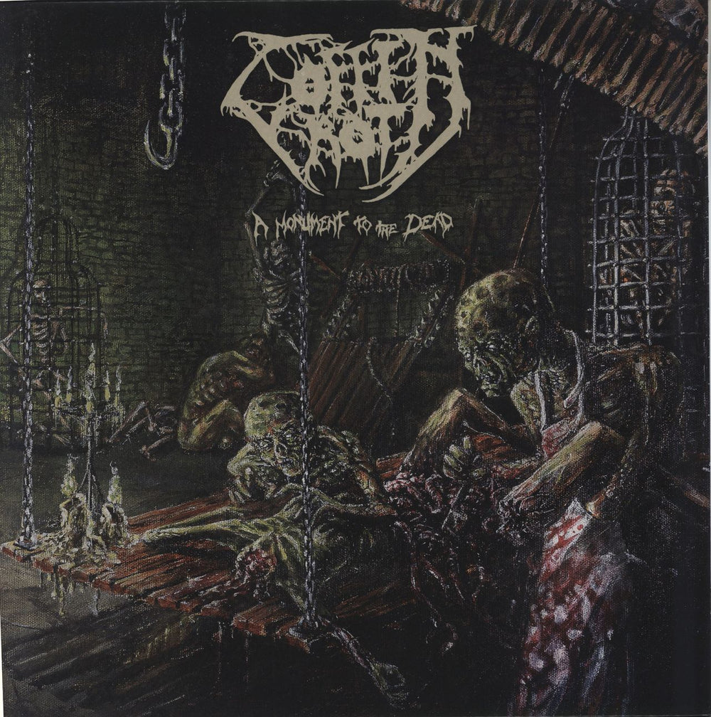 Coffin Rot A Monument To The Dead Swedish vinyl LP album (LP record) YOTZ19-020LP