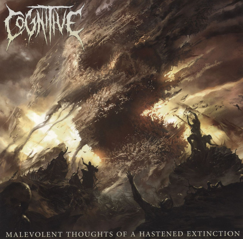 Cognitive Malevolent Thoughts Of A Hastened Extinction - Gold Flake Vinyl US vinyl LP album (LP record) ULR312