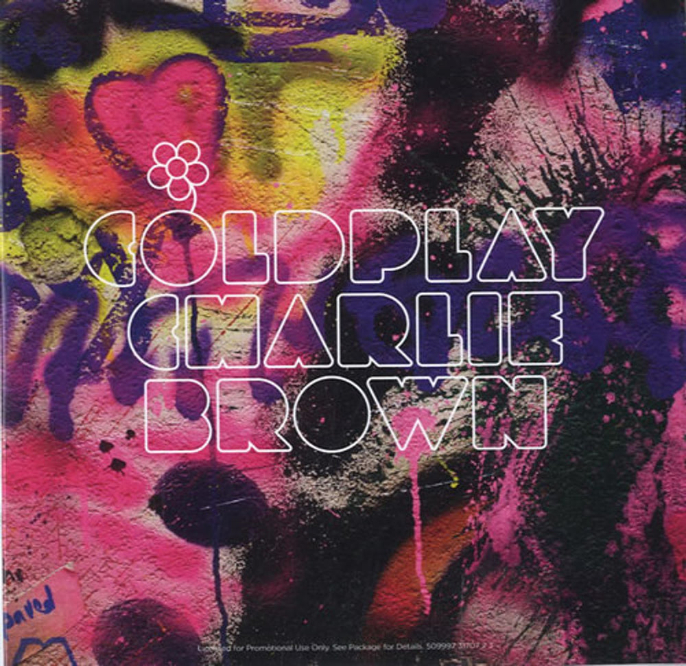 Coldplay Charlie Brown UK Promo CD single (CD5 / 5") CHARLIE001