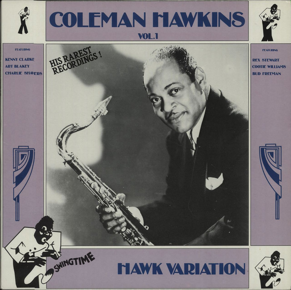 Coleman Hawkins Hawk Variation Vol. 1 Italian vinyl LP album (LP record) ST1004