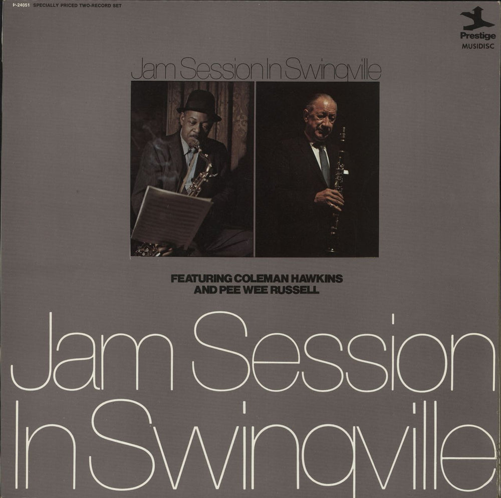 Coleman Hawkins Jam Session In Swingville French 2-LP vinyl record set (Double LP Album) PR24051