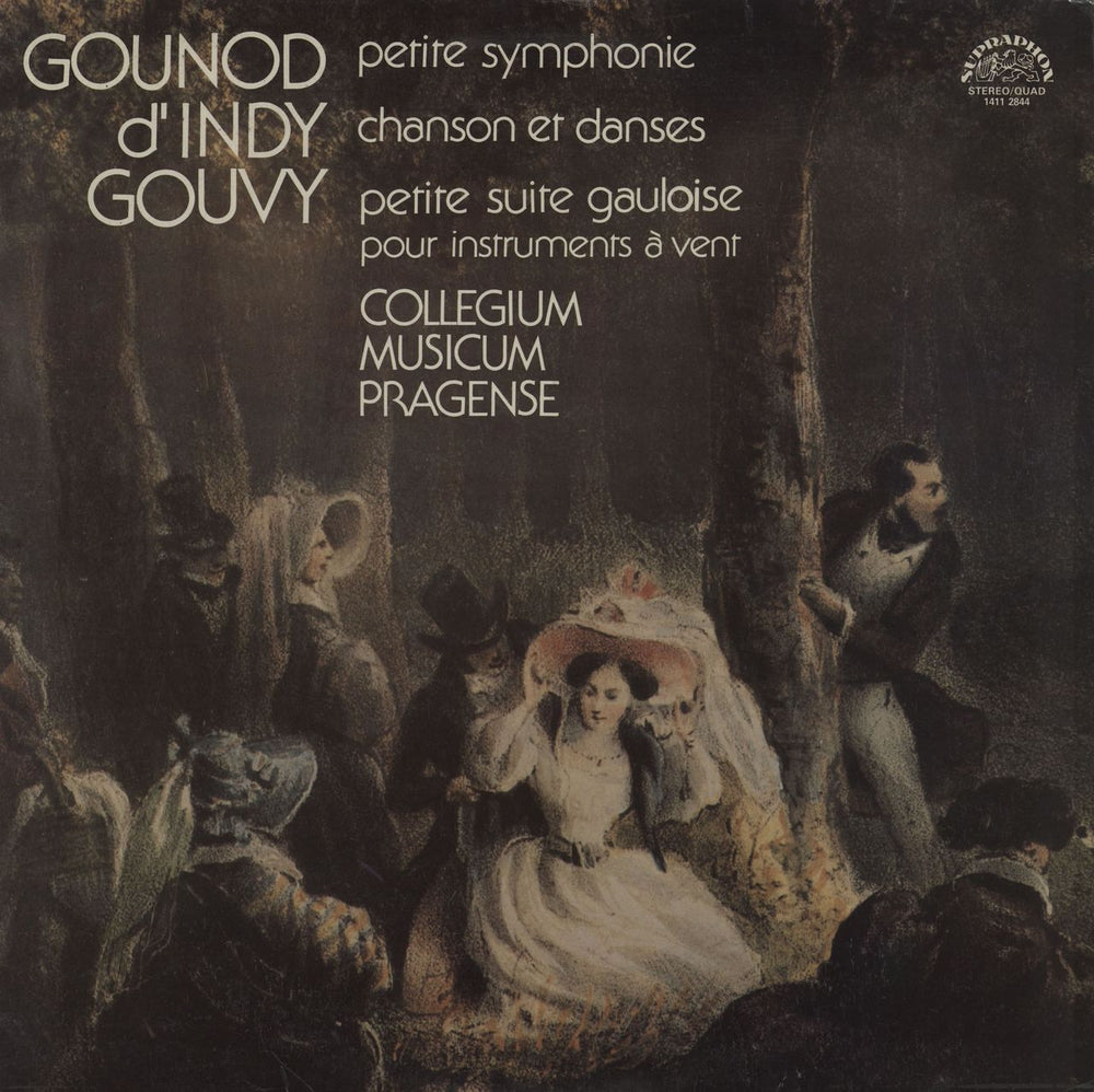 Collegium Musicum Pragense Gounod: Petite Symphonie / d'Indy: Chanson Et Danses / Gouvy: Petite Suite Gauloise Czech vinyl LP album (LP record) 14112844QG