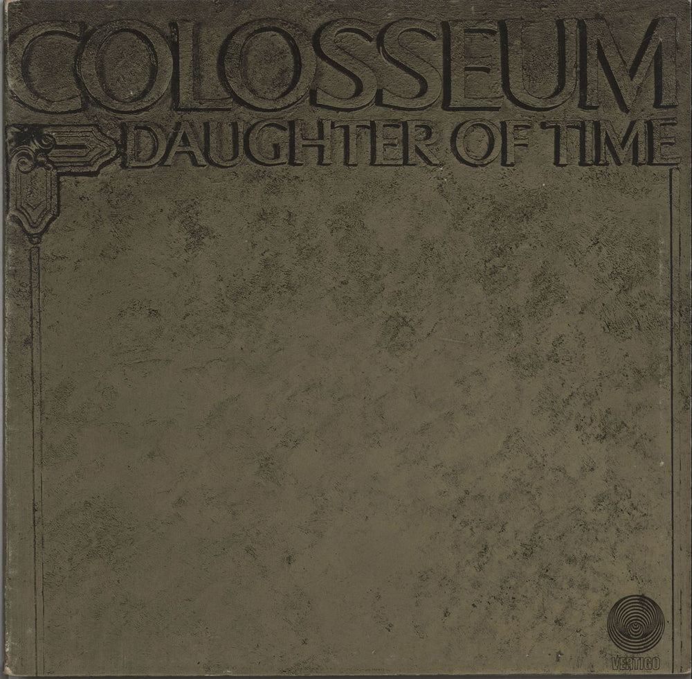 Colosseum Daughter Of Time - 2nd - EX UK vinyl LP album (LP record) 6360017