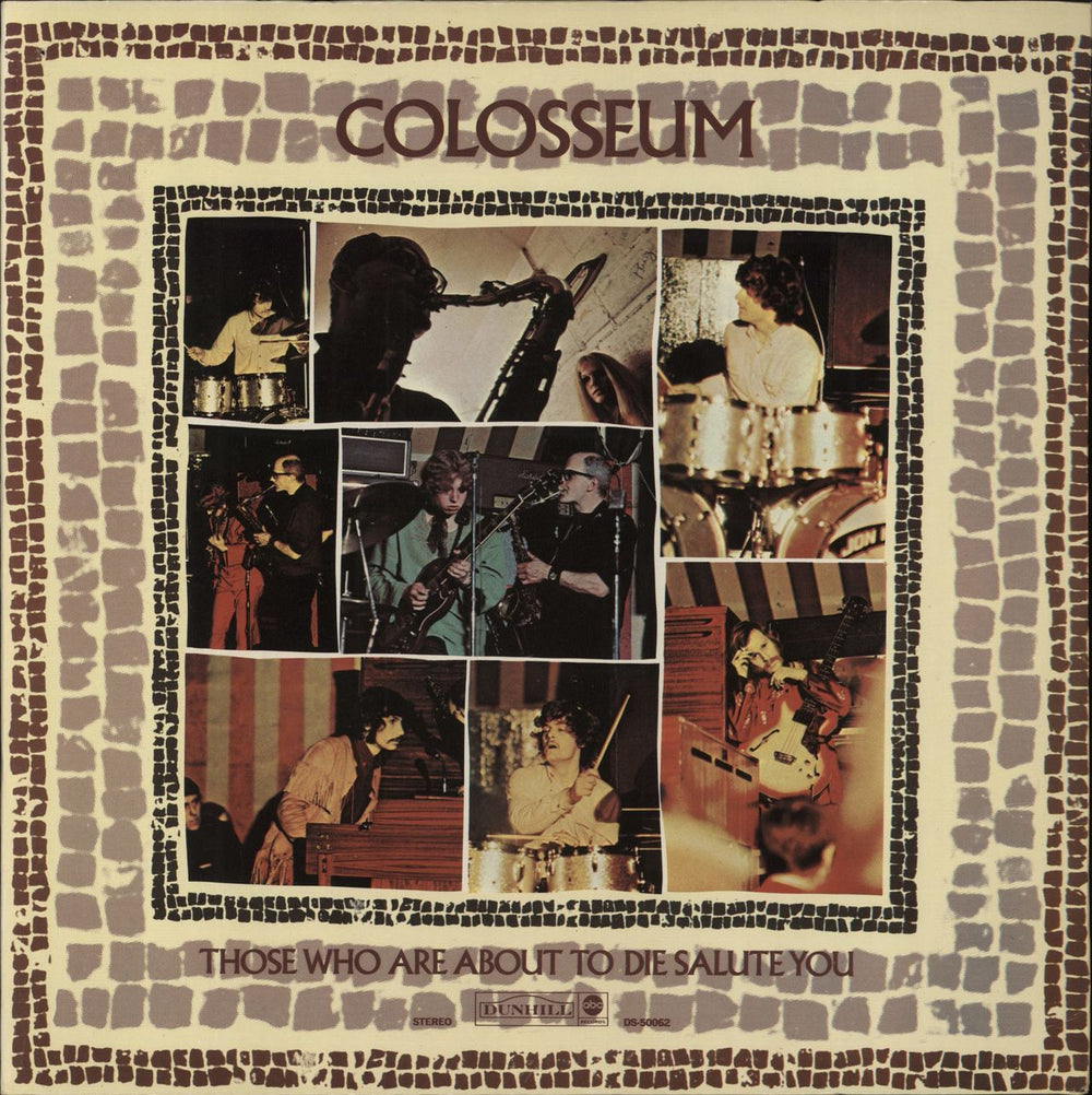 Colosseum Those Who Are About To Die Salute You US vinyl LP album (LP record) DS-50062