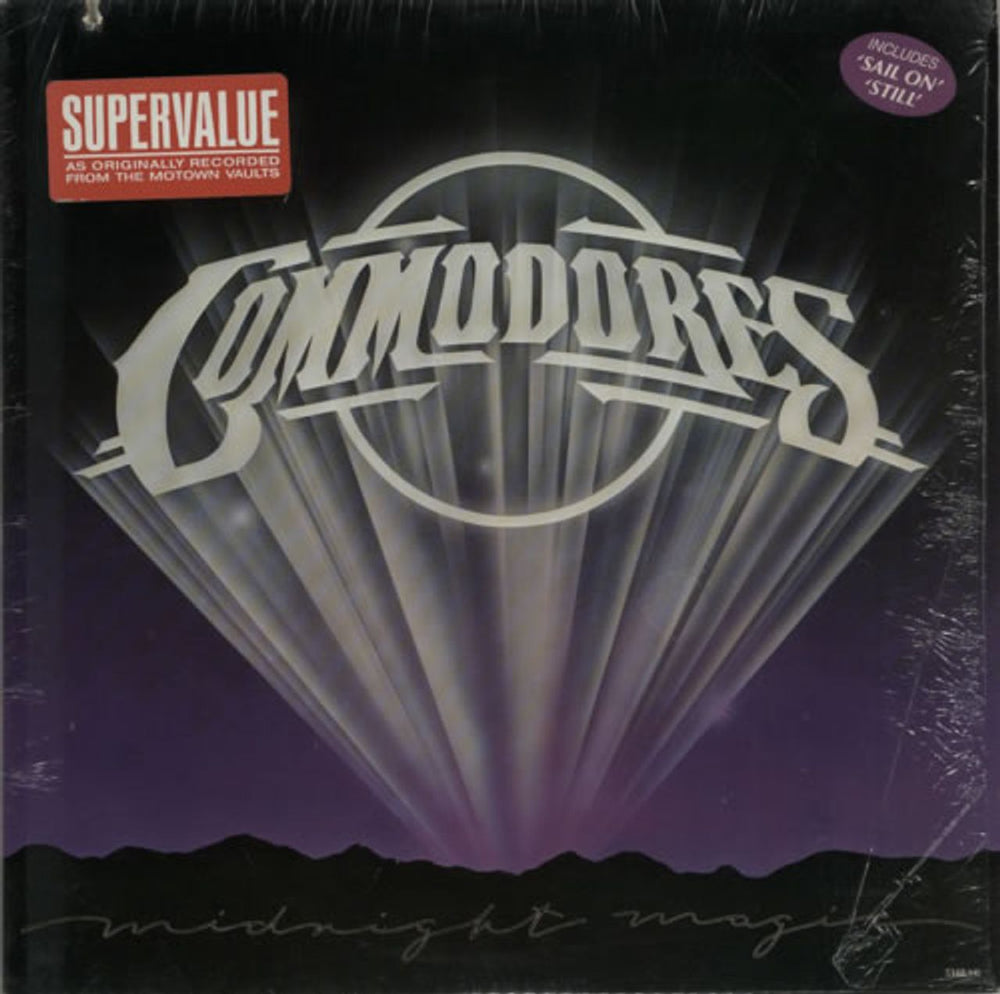 Commodores Midnight Magic US vinyl LP album (LP record) 5348ML