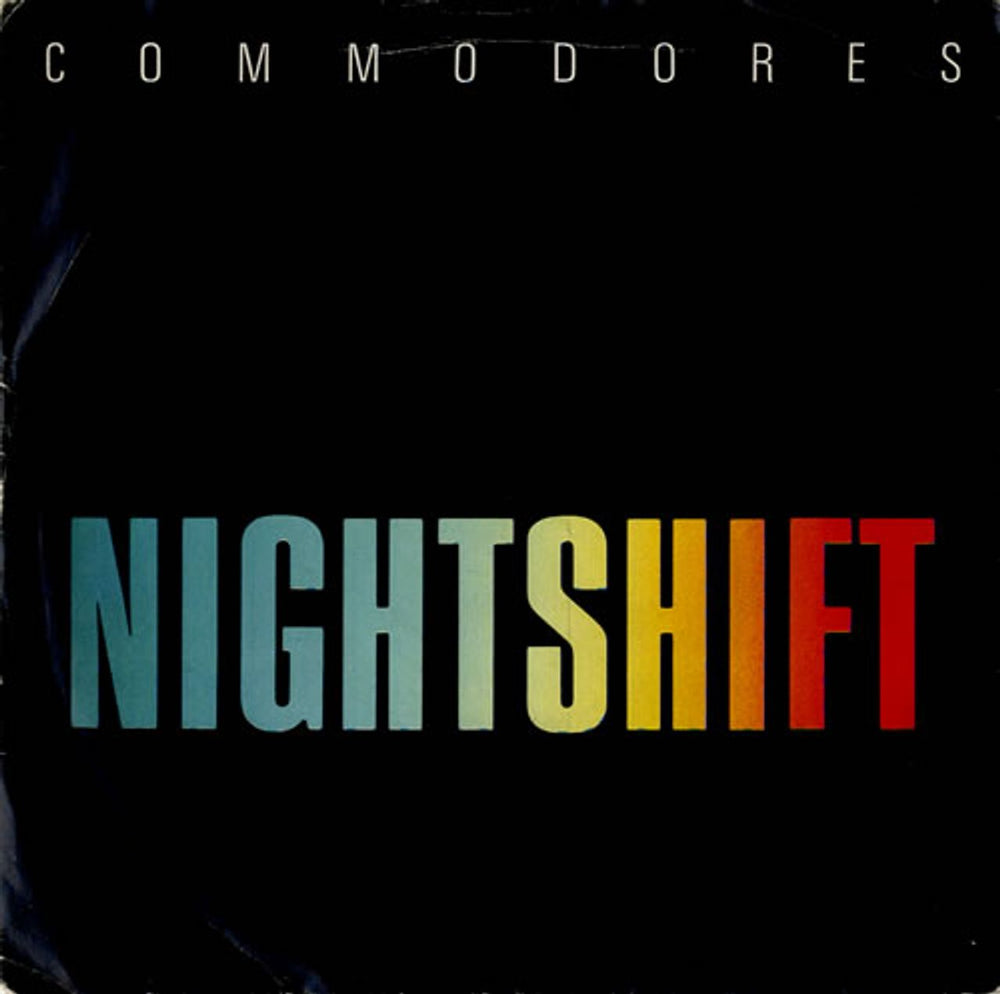 Commodores Nightshift + Sleeve UK 7" vinyl single (7 inch record / 45) TMG1371