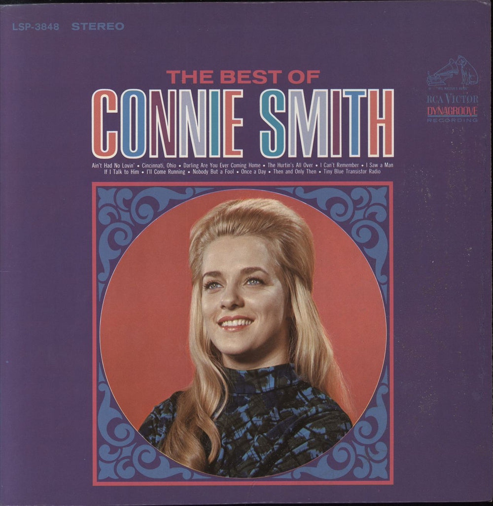 Connie Smith The Best Of Connie Smith US vinyl LP album (LP record) LSP-3848