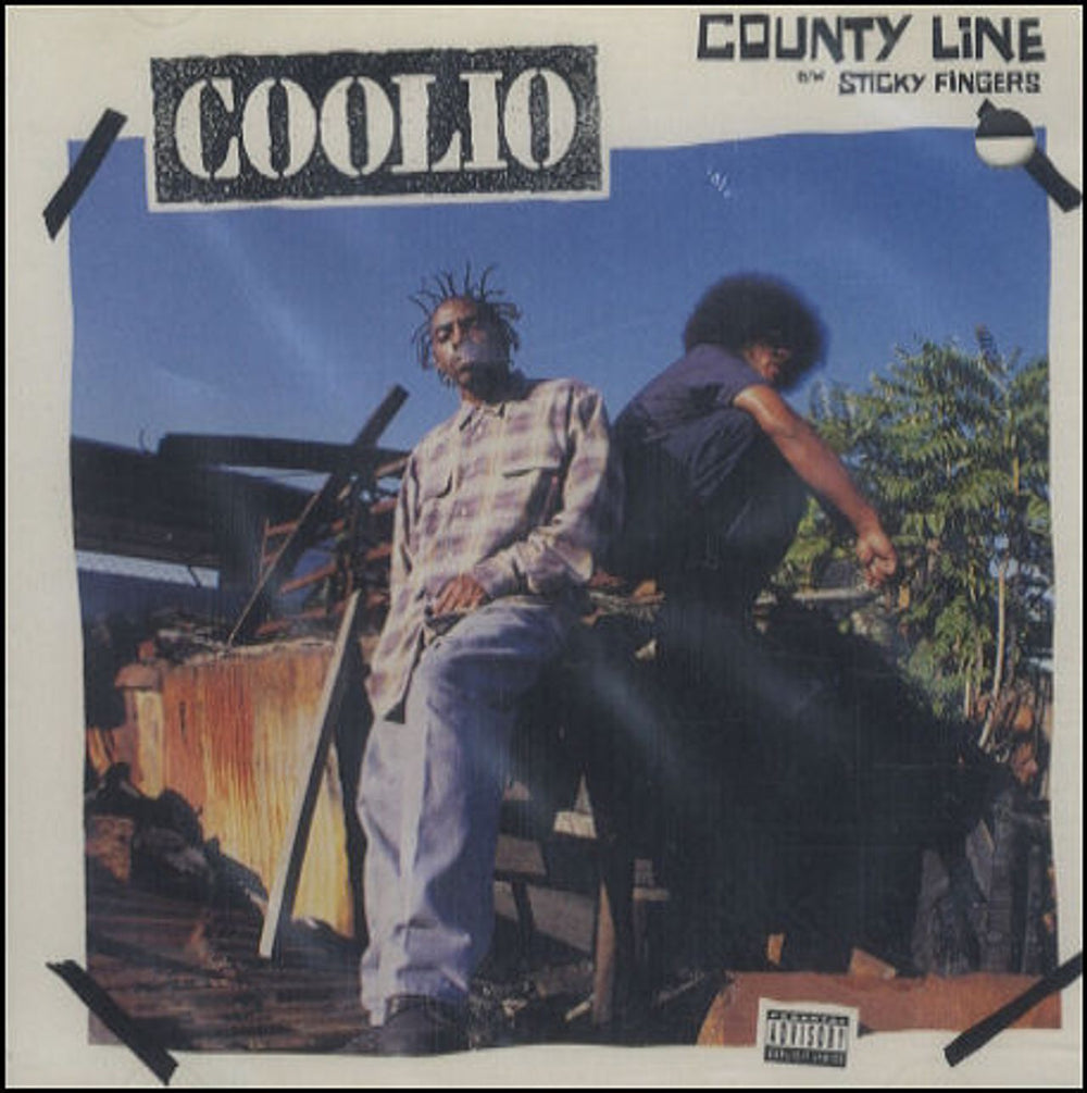 Coolio County Line/Sticky Fingers US Promo CD single (CD5 / 5") TBCD577