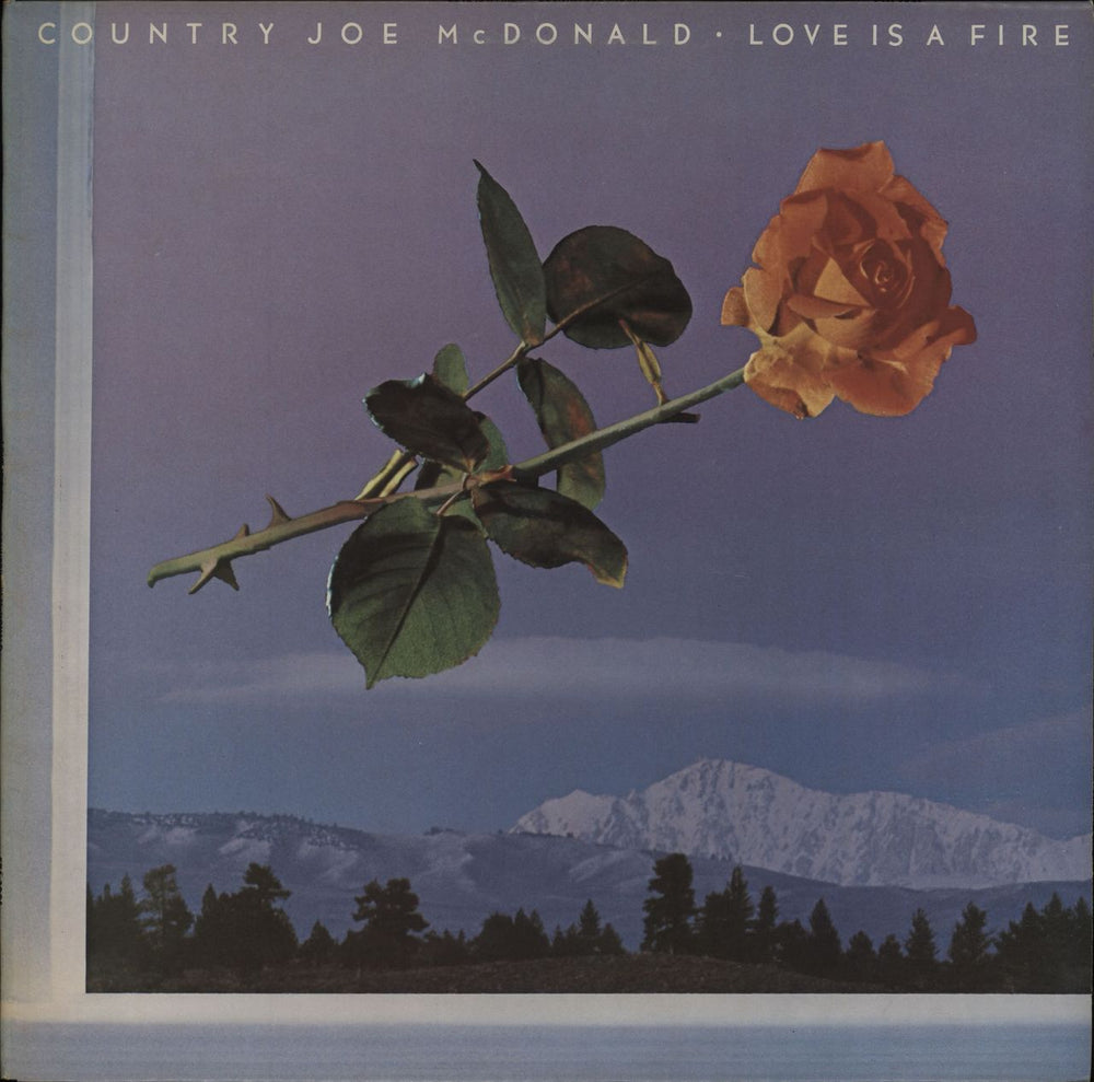 Country Joe McDonald Love Is A Fire UK vinyl LP album (LP record) FTA3005