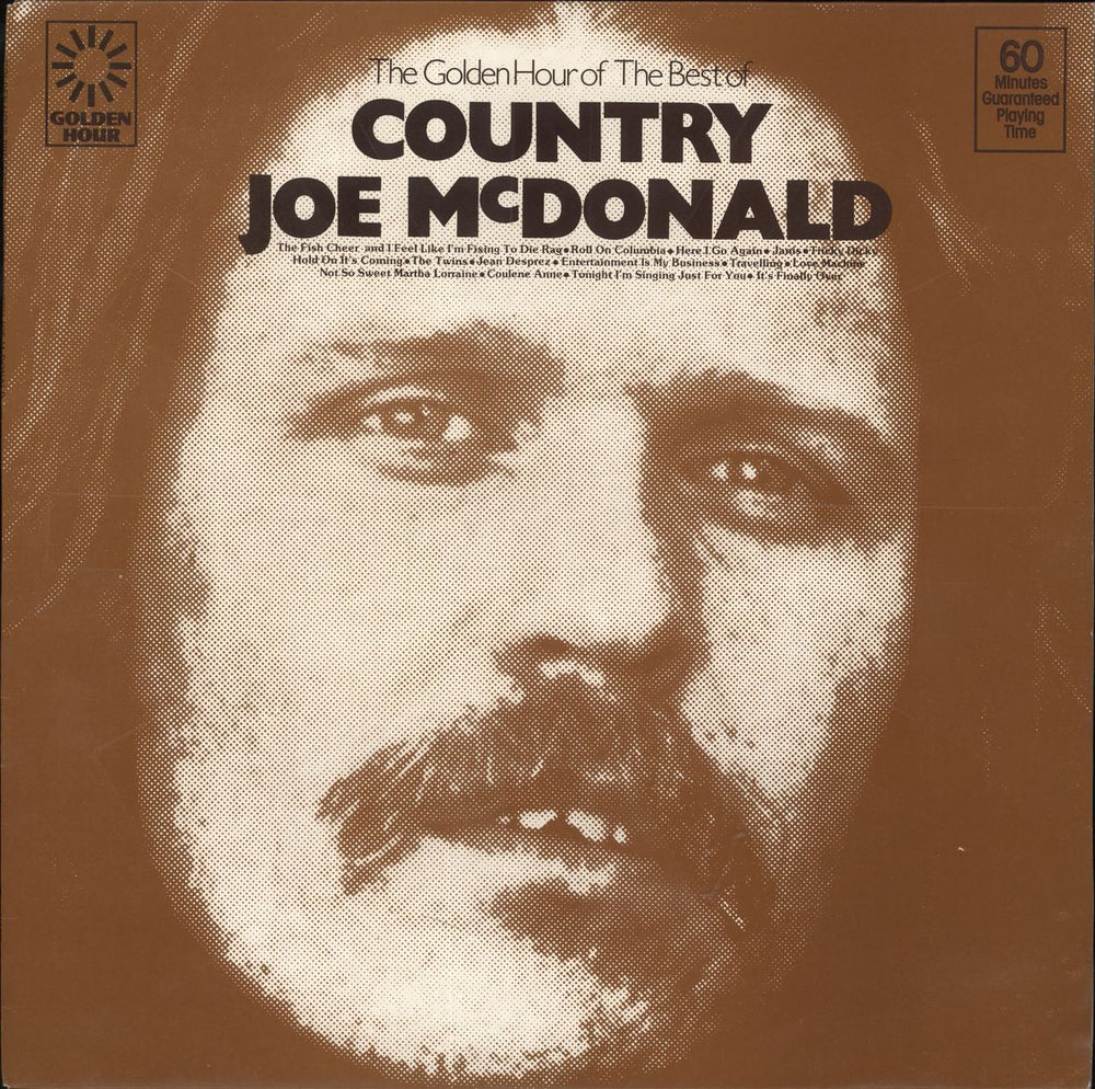 Country Joe McDonald The Golden Hour Of UK vinyl LP album (LP record) GH865