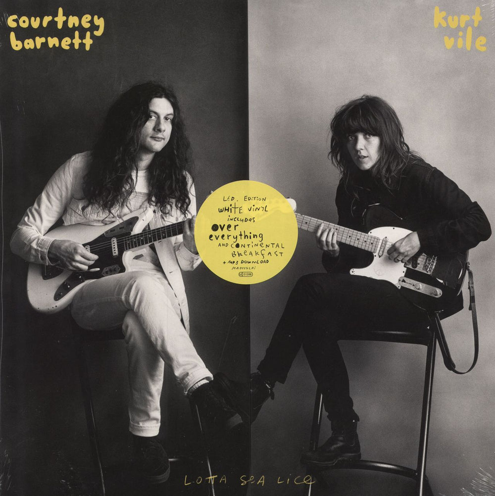 Courtney Barnett Lotta Sea Live - White Vinyl UK vinyl LP album (LP record) MA0114LPI