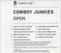 Cowboy Junkies Open UK Promo CD album (CDLP) COOKCD216P