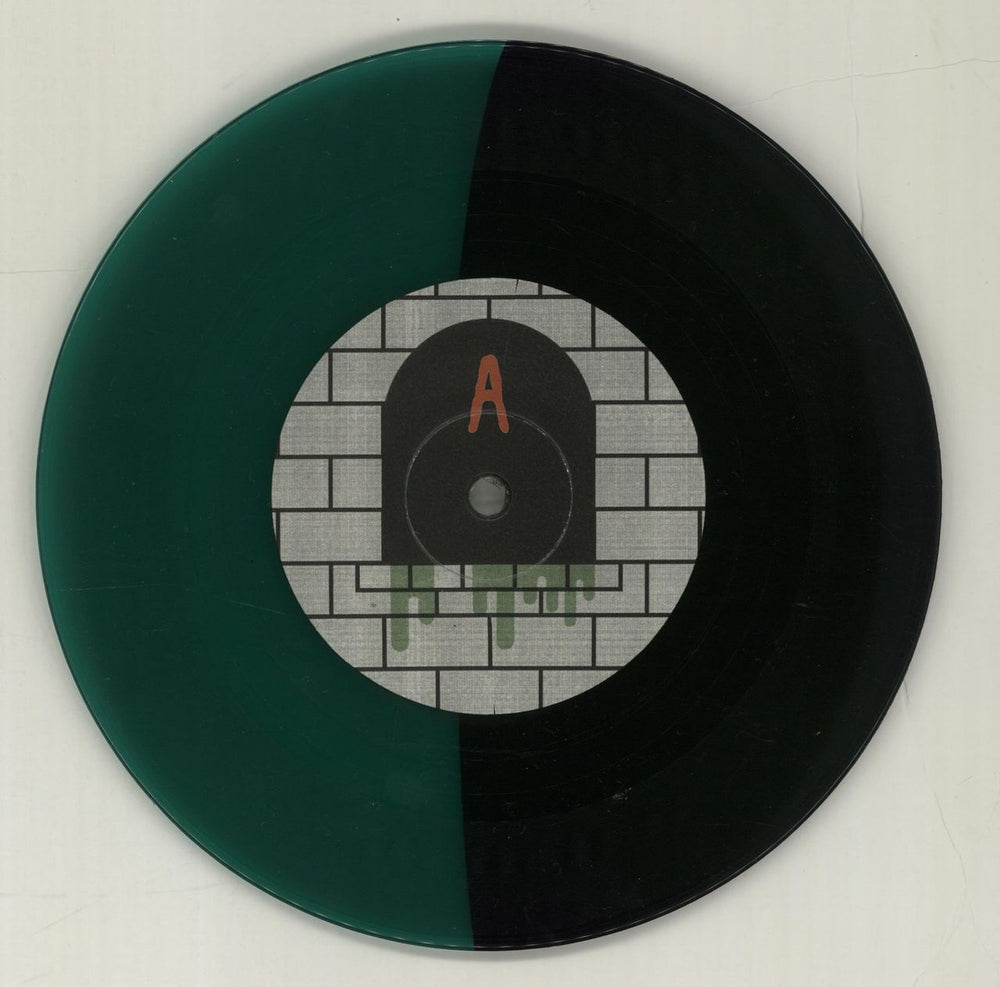 Cowtown Castle - Green / Black Split Vinyl + Numbered Sleeve UK 7" vinyl single (7 inch record / 45) O-807CA685108