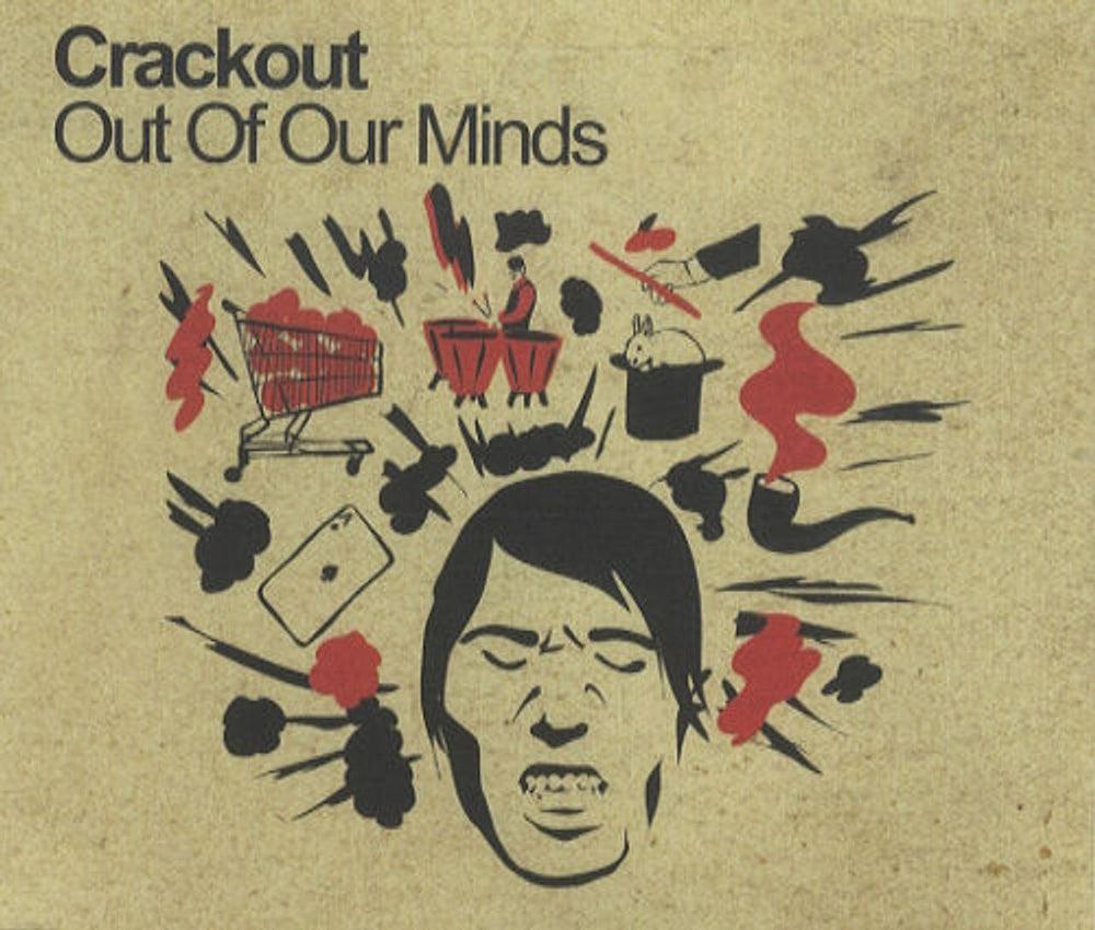 Crackout Out Of Our Minds UK CD single (CD5 / 5") HUTCD170