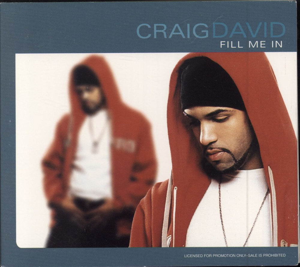 Craig David Fill Me In US Promo CD single (CD5 / 5") PRCD-300495-2