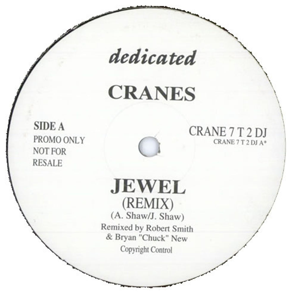 Cranes Jewel UK Promo 12" vinyl single (12 inch record / Maxi-single) CRANE7T2DJ