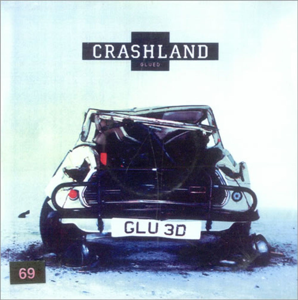 Crashland Glued UK Promo CD-R acetate CDR ACETATE