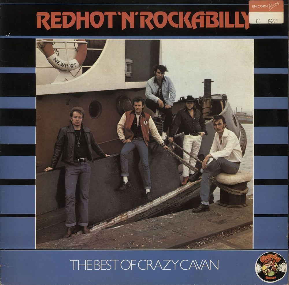 Crazy Cavan 'n' The Rhythm Rockers Redhot 'N' Rockabilly - The Best Of Crazy Cavan UK vinyl LP album (LP record) CR30174