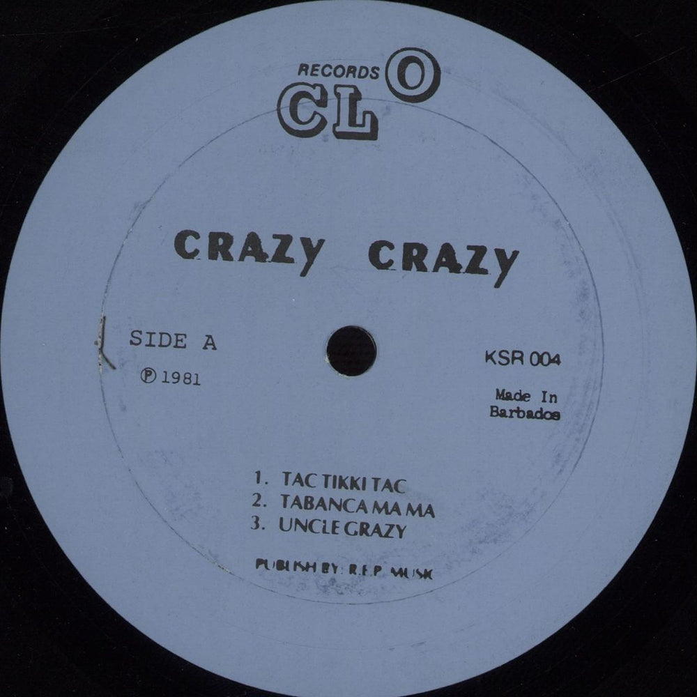 Crazy Crazy Barbados vinyl LP album (LP record) I8BLPCR674242