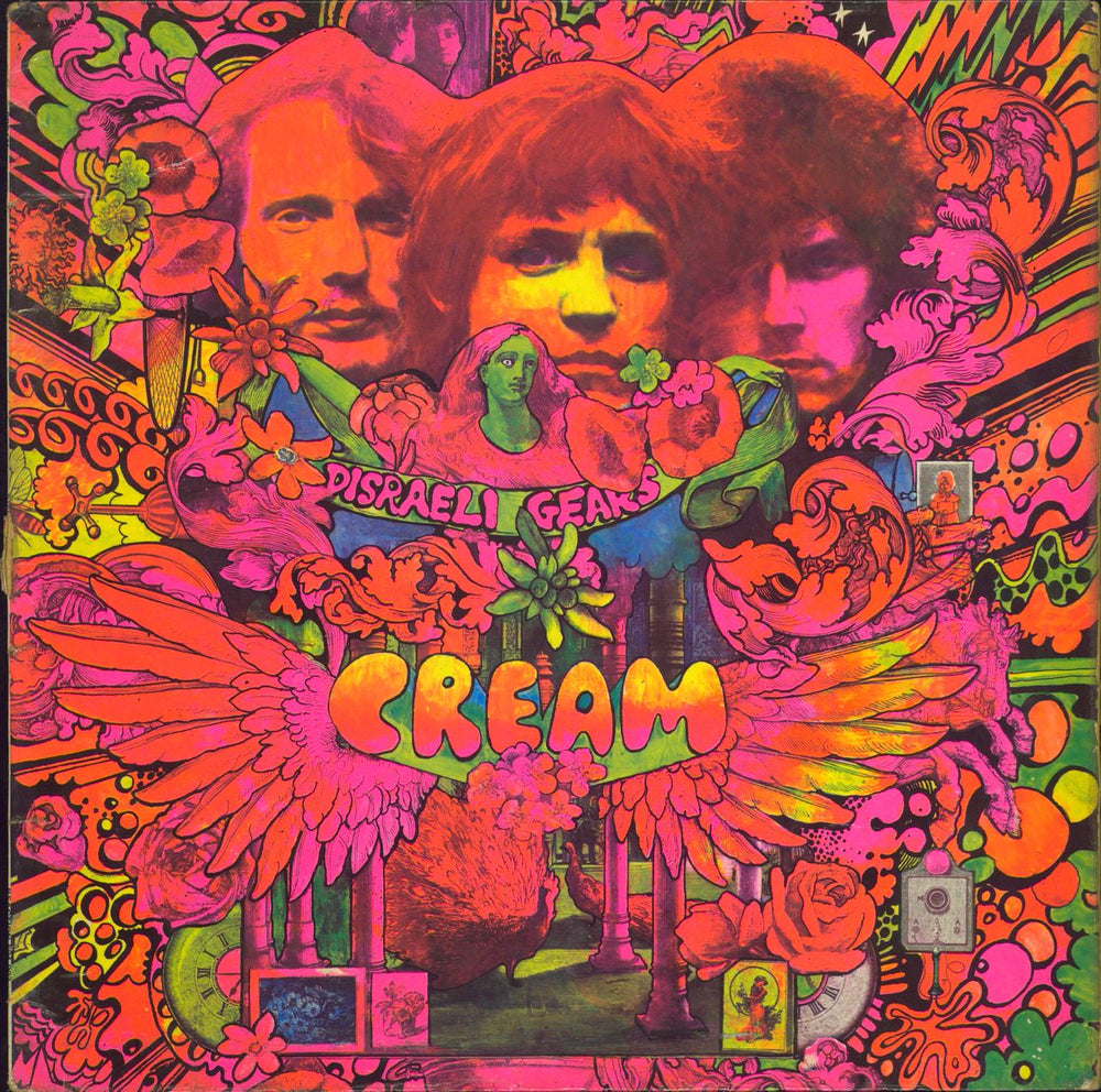 Cream Disraeli Gears - 2nd - VG UK vinyl LP album (LP record) 594003