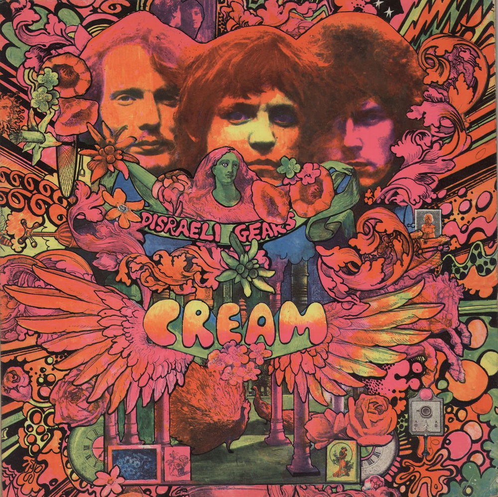 Cream Disraeli Gears - 3rd UK vinyl LP album (LP record) 593003