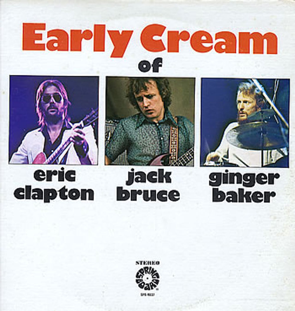 Cream Early Cream US vinyl LP album (LP record) SPB-4037