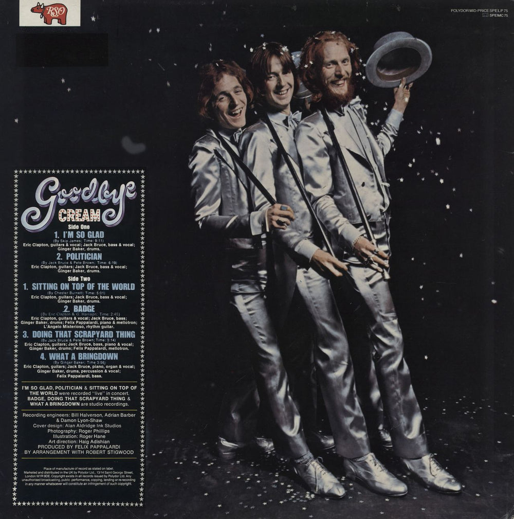 Cream Goodbye UK vinyl LP album (LP record)