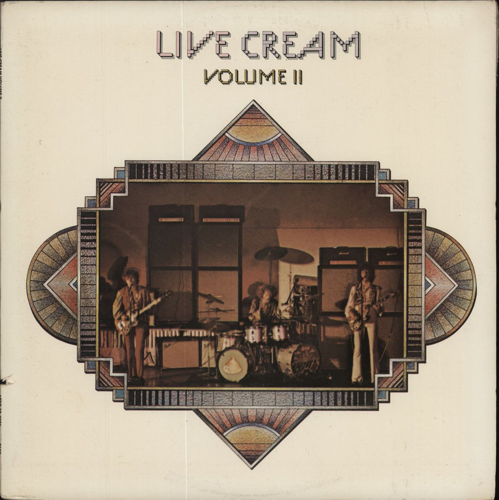 Cream Live Cream Volume II US vinyl LP album (LP record) SD7005