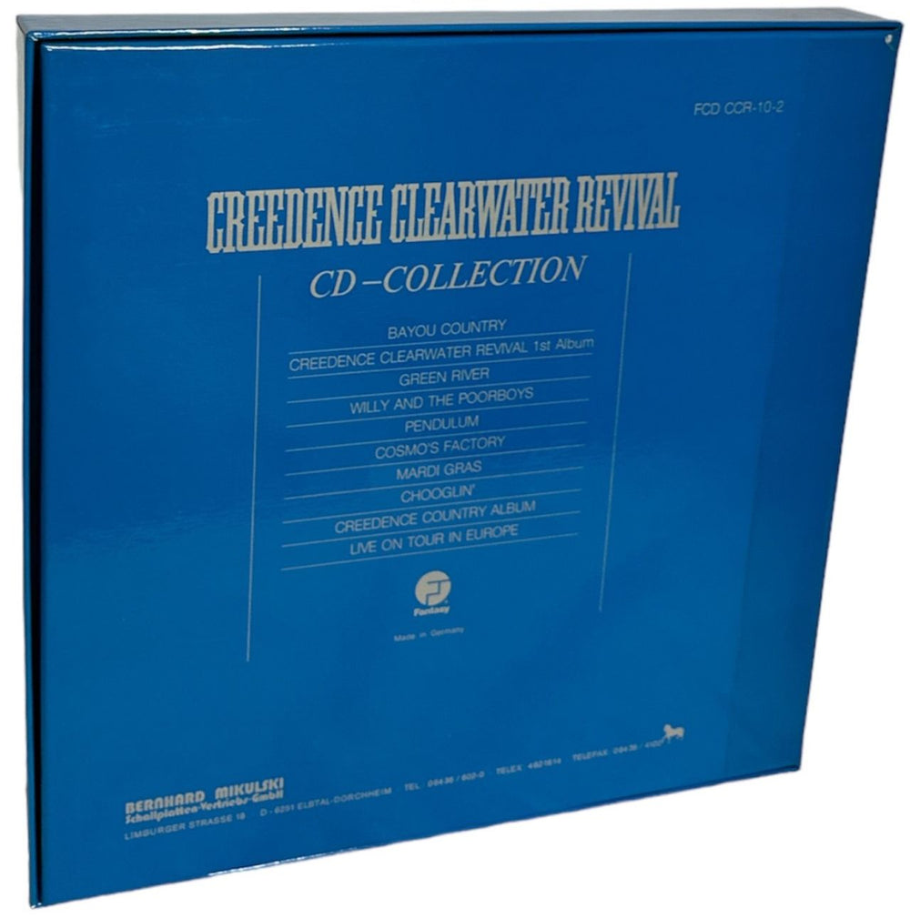 Creedence Clearwater Revival 10 CD-Collection German Cd album box 