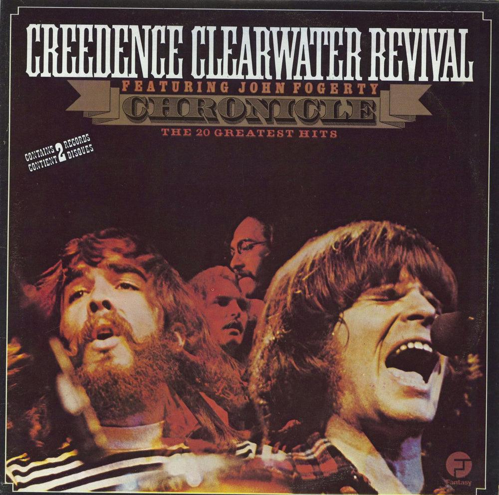 Creedence Clearwater Revival Chronicle: The 20 Greatest Hits - EX Canadian 2-LP vinyl record set (Double LP Album) 2160-0002