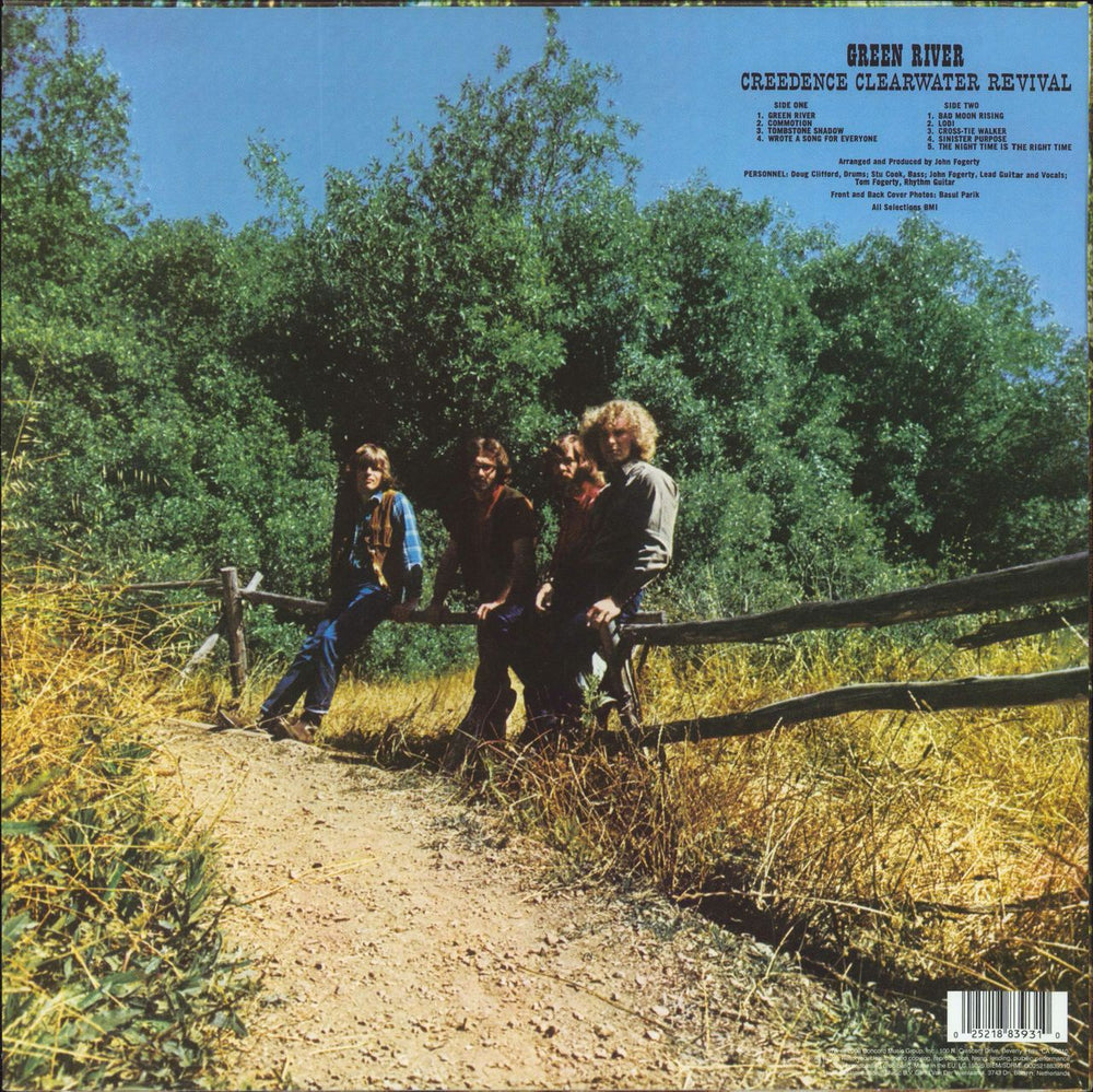 Creedence Clearwater Revival Green River - 180g UK vinyl LP album (LP record) 025218839310