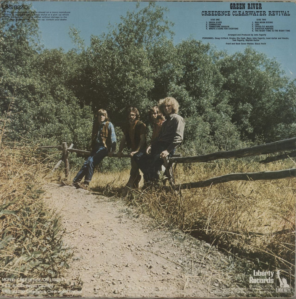 Creedence Clearwater Revival Green River - 2nd UK vinyl LP album (LP record) CCLLPGR206731